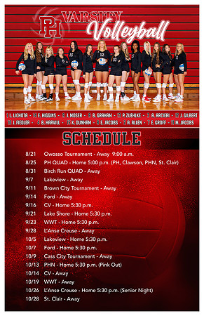 11X17 INCH SCHEDULE